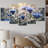 Farmhouse Plants & Flowers Wall Decor on Metal