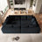Aruba 8-Seater Modern Modular Cloud Plush Corduroy Fabric Compression Sectional Sofa,No Assembly Required-532273166