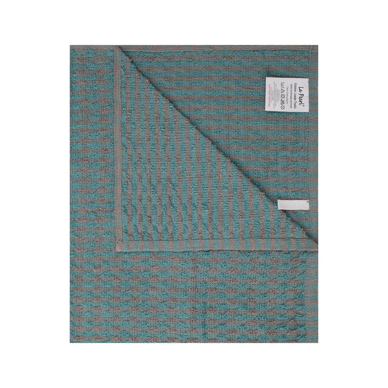 Cotton Stripe Jacquard Tea Towel Kitchen Towel, 4