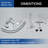 Single-Hole Single-handle Bathroom Faucet with Drain Assembly-64601195