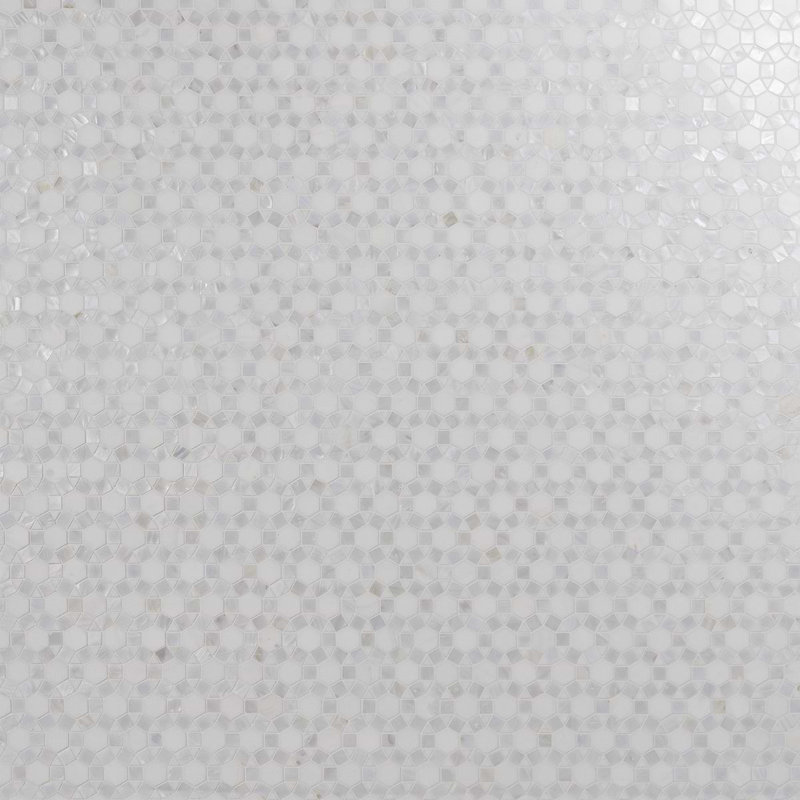 Victoria Pearl Thassos & Shell Tile