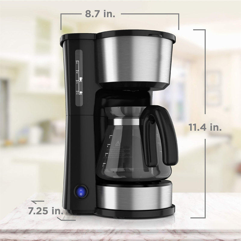 Nbarthome 5-Cup Coffee Maker