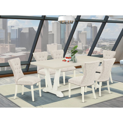 Acacia Solid Wood Dining Set