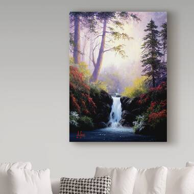 The Holiday Aisle® Woodland Holiday On Canvas by Art And A Little Magic  Painting