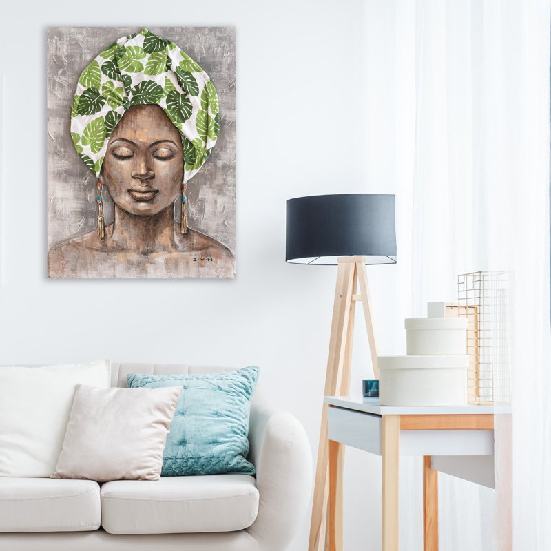 Noble sérénité sur toile, H 40 po x l 30 po x P 1,5 po