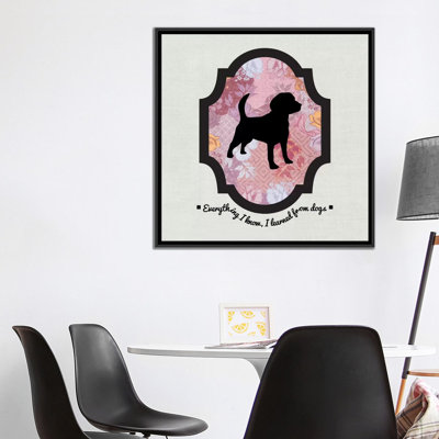 « beagle i », reproduction d’impression sur toile tendue "5by5collective