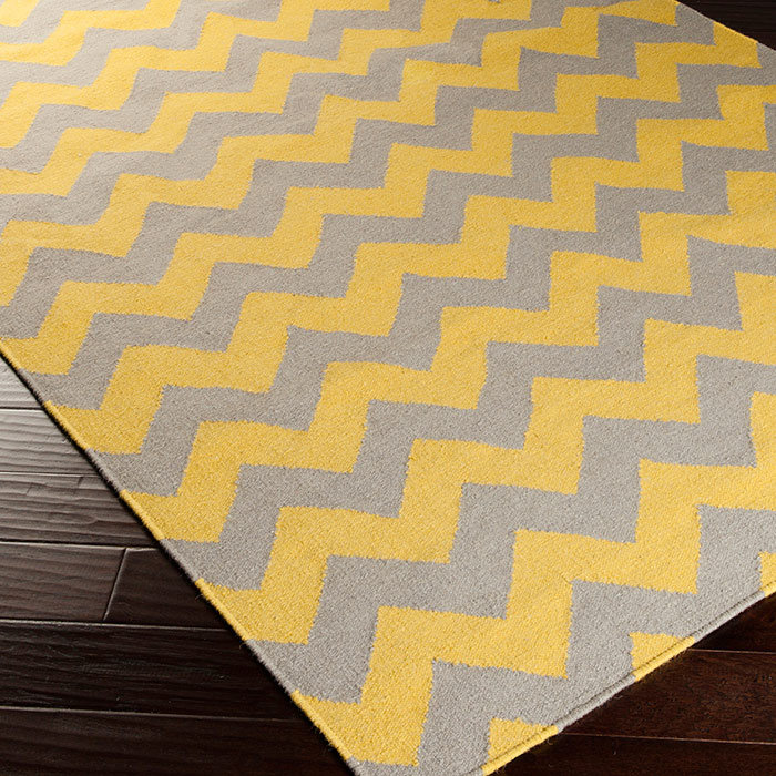 Balaguer Wool Chevron Indoor Rug, Rectangle 5' x 8'