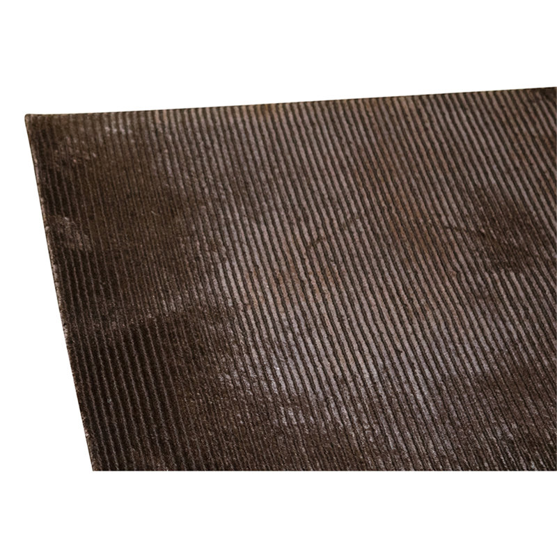 Hand Knotted Area Rug in Dark Brown
