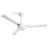 Keilee 52'' 3-ABS-Blade Propeller Standard Ceiling Fan with Remote Control and no Light-63465242