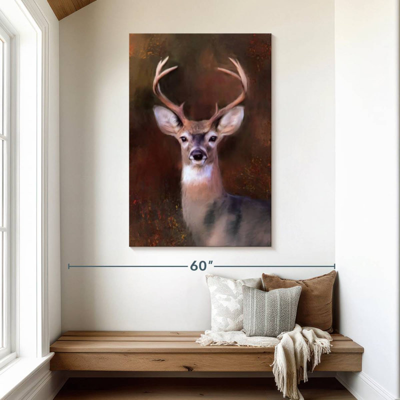 Brampt Eight Point In Autumn, 48" H x 32" W