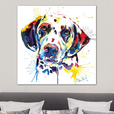 Dalmatian by Weekday Best - Wrapped Canvas Print
