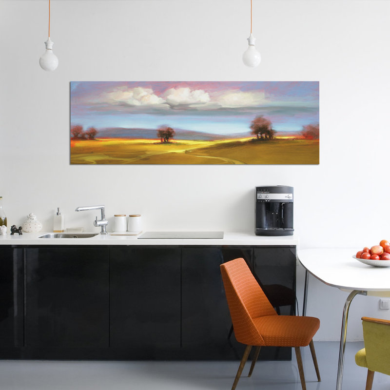 «Landscape CVI», reproduction sur toile, H 20 po x l 60 po x P 1,5 po, Toile tendue