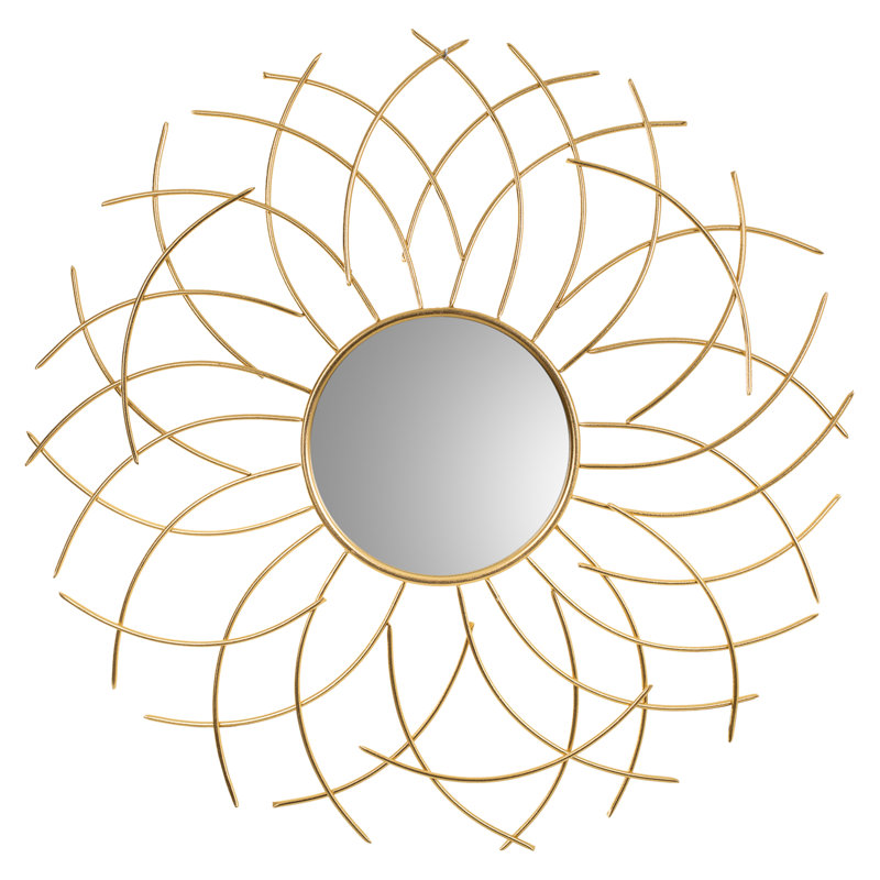 Radovanova Metal Flat Wall Mirror