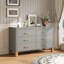 Armoire de rangement moderne à 6 tiroirs avec poignées en métal-169687427