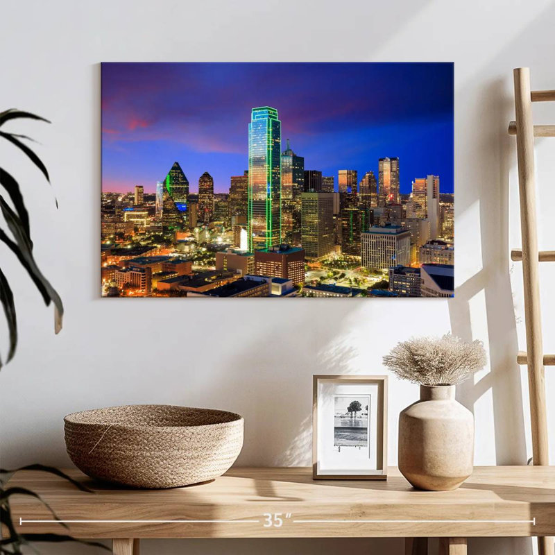 Paysage urbain Sirci Dallas, H 16 po x l 24 po