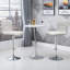 Kristopher Swivel Upholstered Adjustable Height Counter Stool with Metal Frame-16638468