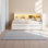 Lit de jour en bois pleine grandeur avec tablettes de rangement, USB, DEL et 2 tiroirs