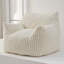 Pouf poire en fausse fourrure de lapin avec dossier et larges accoudoirs, fauteuil lounge surdimensionné et moelleux avec poignée-202682716-222424842