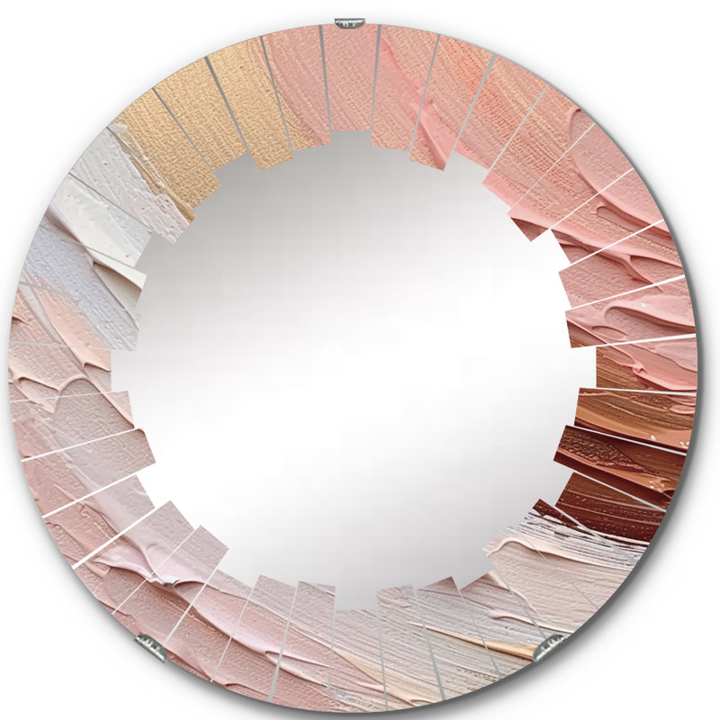 Miroir mural rond Nakety, 24 po x 24 po