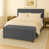 Steel Grey Plush Velvet