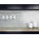 Bianco Dolomite Pavilion Picket 12 in x 12 in. Polished Marble Mesh-Mounted Mosaic Tile