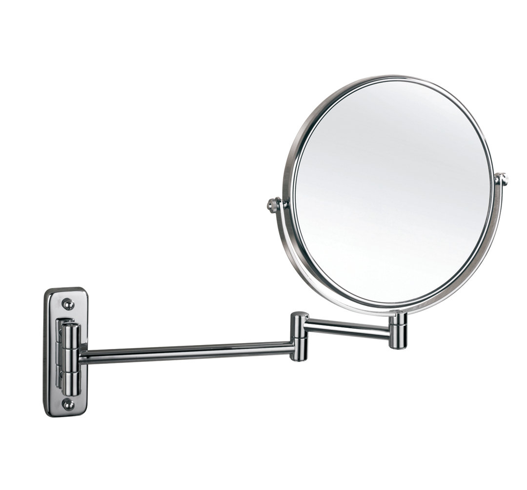 Hottinger Metal Flat Wall Mirror Symple Stuff