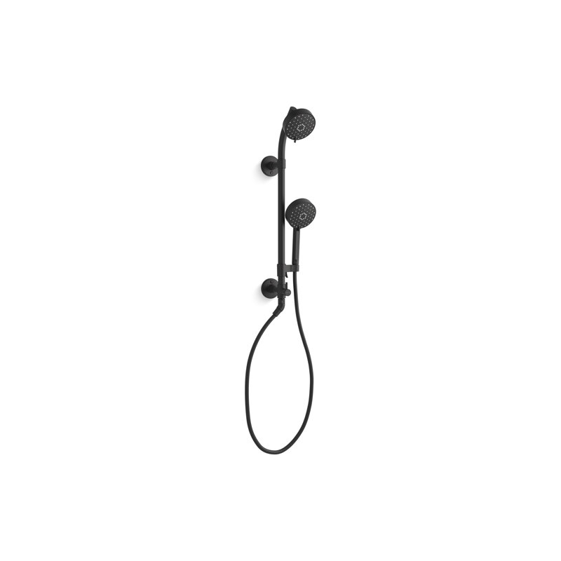 Hydrorail-S Shower Faucet, Matte Black