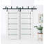 Dalle de porte standard en bois manufacturé massif Quadro-75673495