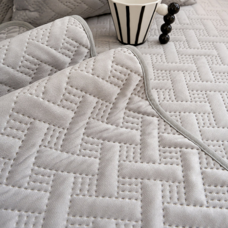 Ensemble de housse de coussin antidérapant 3 pièces avec housses pour accoudoirs séparés, 78,74 po x 70,9 po