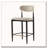 Armless Upholstered Counter Stool With Metal Frame-1027818161