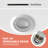 59" x 30" Free Standing Soaking Acrylic Bathtub Modern Stand Alone Tub-92323355