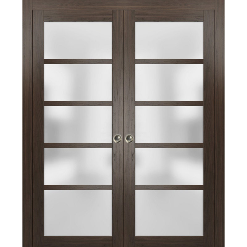 Portes de placard coulissantes en bois Quadro, 84 po x 96 po