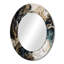 Pallavi, bleu, beige, marbré, Dreamscape I - miroir décoratif géométrique, miroir mural moderne, impression d'art en métal-1830537580-1830537576