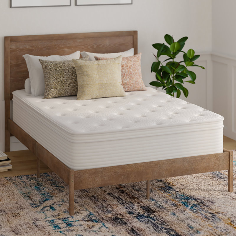 Verona 14" Premium Comfort Euro Top Hybrid Pocket Spring and Memory Foam Mattress, Full/Double