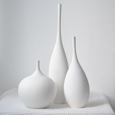 White Ceramic Vase Modern