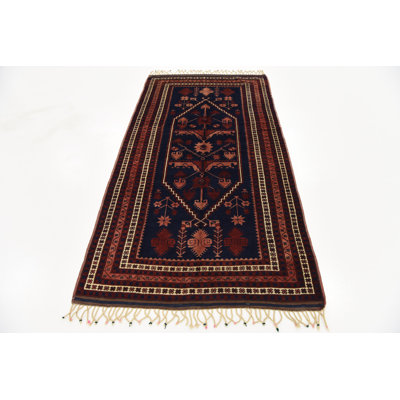Glenaire One-of-a-Kind 3'5" X 6'5" New Age Wool Area Rug in Brown