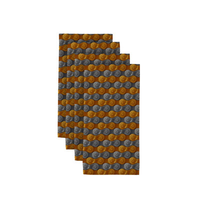 Polyester Abstract Square Napkin