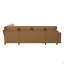 Canapé-lit modulaire en U convertible avec rangement, chargeur USB et porte-gobelets, canapé-lit en chenille rembourré pour le salon, brun-1190279189-1190279191