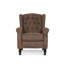 Donaldson 78cm Wide Faux Leather Wingback/Recliner Chair-2017588618
