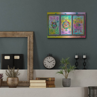 Bungalow Rose «Tarot Reading» par Dean Russo, art mural en métal