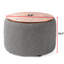 Repose-pieds rond avec rangement 2East 23,6 "-88206497