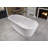 CELESTE 67"x32" Freestanding PURE AIR® Chromatherapy Bath Center Drain with Chrome & White Toe Tap Drains-113257853