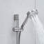 Robinet de douche mural de 10 po pour salle de bain - Noir mat avec système de douchette à 5 jets pour