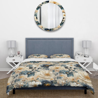 Ensemble de housse de couette Ethereal Blooms V