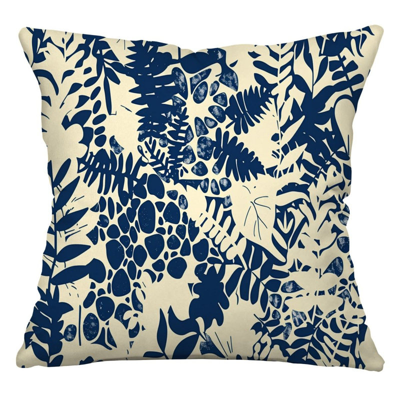 Coussin décoratif réversible Floral Nature, H 16 po x l 16 po