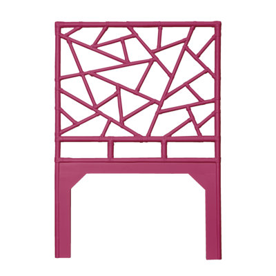 Tiffany Wicker/Rattan Open-Frame Headboard