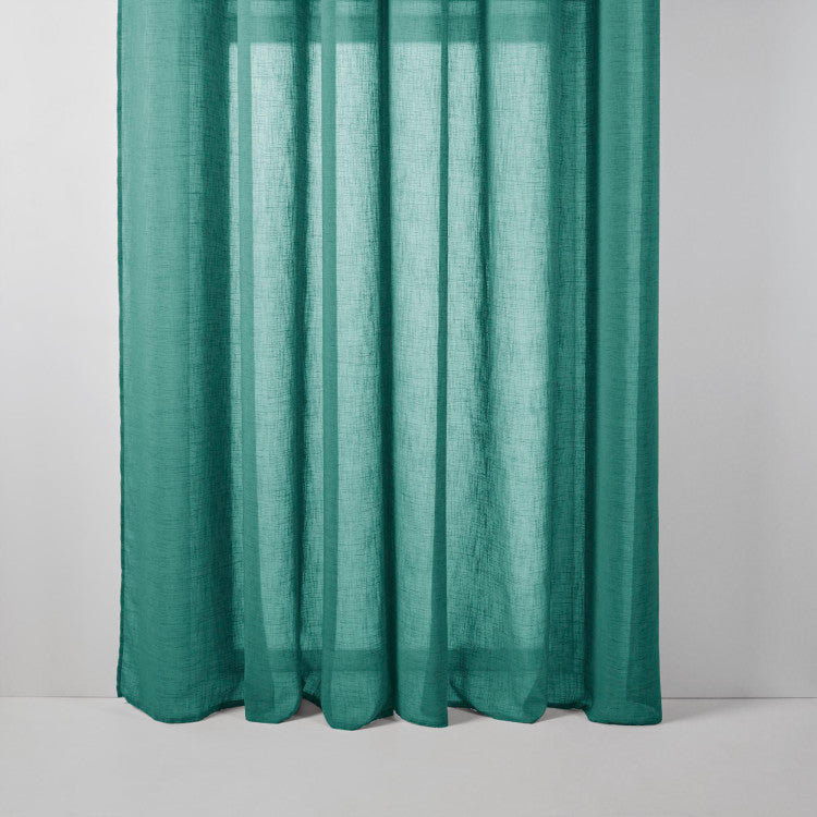 Sheer Curtain Single Panel, 200cm x 298cm, Green
