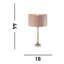 Chrisann Mild Steel Table Lamp-476058639