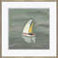 Yellow Sloop Giclee Print by Dana Gibson