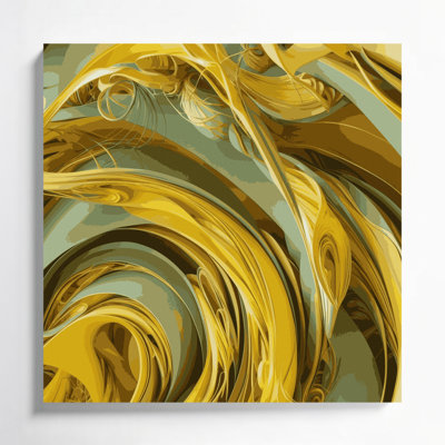 Art mural sur toile Biomorphic Abstraction 21
